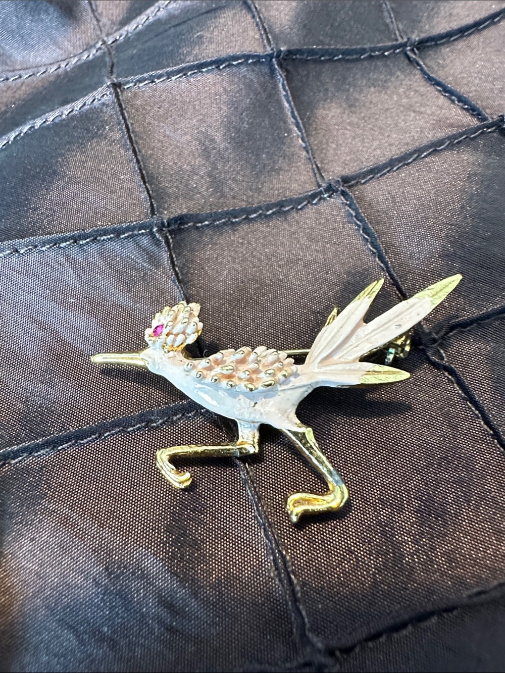 MCM Vintage BOUCHER Road Runner Pin Brooch